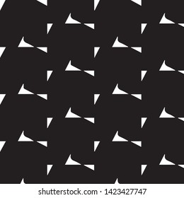 Simple black and white vector illustration. Abstract geometric background pattern