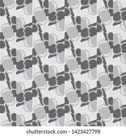 Simple black and white vector illustration. Abstract geometric background pattern