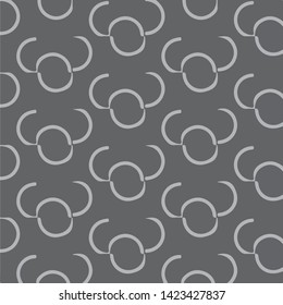 Simple black and white vector illustration. Abstract geometric background pattern