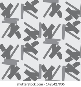 Simple black and white vector illustration. Abstract geometric background pattern