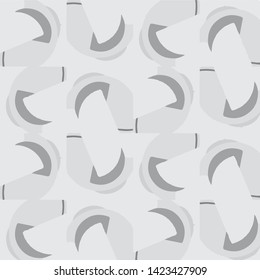 Simple black and white vector illustration. Abstract geometric background pattern