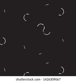 Simple black and white vector illustration. Abstract geometric background pattern