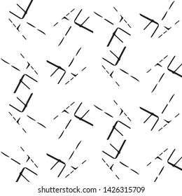 Simple black and white vector illustration. Abstract geometric background pattern