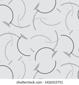 Simple black and white vector illustration. Abstract geometric background pattern