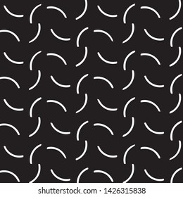 Simple black and white vector illustration. Abstract geometric background pattern