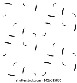 Simple black and white vector illustration. Abstract geometric background pattern