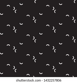 Simple black and white vector illustration. Abstract geometric background pattern