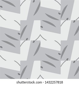 Simple black and white vector illustration. Abstract geometric background pattern
