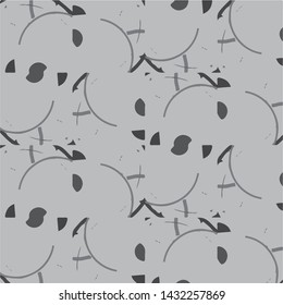 Simple black and white vector illustration. Abstract geometric background pattern