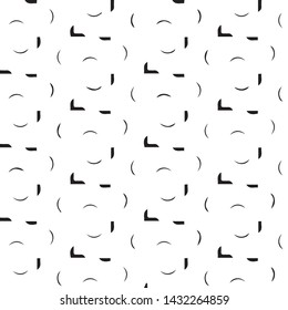 Simple black and white vector illustration. Abstract geometric background pattern