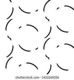 Simple black and white vector illustration. Abstract geometric background pattern