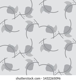 Simple black and white vector illustration. Abstract geometric background pattern