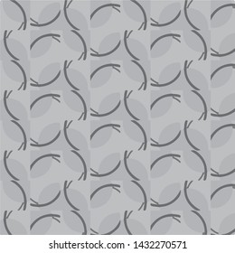 Simple black and white vector illustration. Abstract geometric background pattern