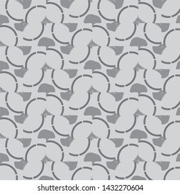 Simple black and white vector illustration. Abstract geometric background pattern