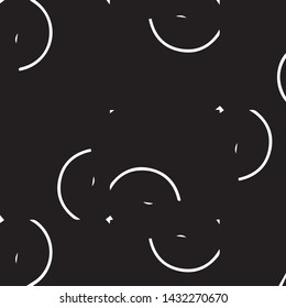 Simple black and white vector illustration. Abstract geometric background pattern