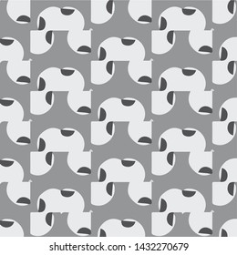 Simple black and white vector illustration. Abstract geometric background pattern