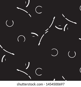 Simple black and white vector illustration. Abstract geometric background pattern