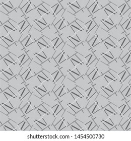 Simple black and white vector illustration. Abstract geometric background pattern