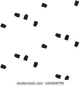 Simple black and white vector illustration. Abstract geometric background pattern