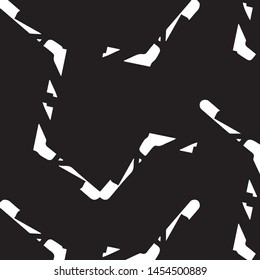 Simple black and white vector illustration. Abstract geometric background pattern