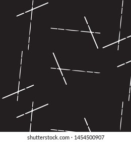 Simple black and white vector illustration. Abstract geometric background pattern