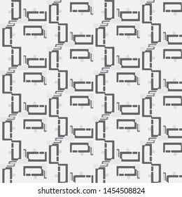 Simple black and white vector illustration. Abstract geometric background pattern