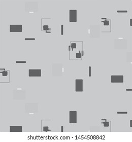 Simple black and white vector illustration. Abstract geometric background pattern