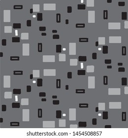 Simple black and white vector illustration. Abstract geometric background pattern