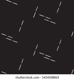 Simple black and white vector illustration. Abstract geometric background pattern