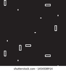 Simple black and white vector illustration. Abstract geometric background pattern