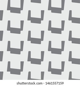 Simple black and white vector illustration. Abstract geometric background pattern