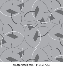 Simple black and white vector illustration. Abstract geometric background pattern