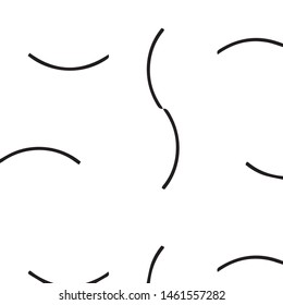 Simple black and white vector illustration. Abstract geometric background pattern