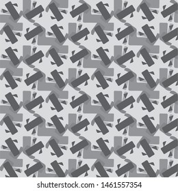 Simple black and white vector illustration. Abstract geometric background pattern