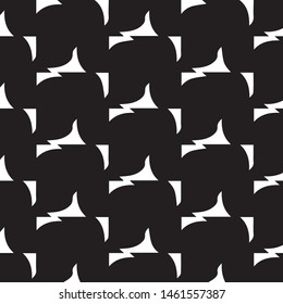 Simple black and white vector illustration. Abstract geometric background pattern
