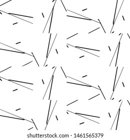 Simple black and white vector illustration. Abstract geometric background pattern