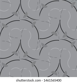 Simple black and white vector illustration. Abstract geometric background pattern