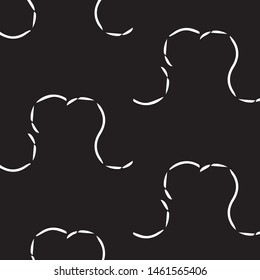 Simple black and white vector illustration. Abstract geometric background pattern