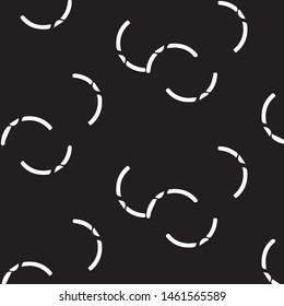 Simple black and white vector illustration. Abstract geometric background pattern