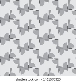 Simple black and white vector illustration. Abstract geometric background pattern