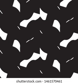 Simple black and white vector illustration. Abstract geometric background pattern
