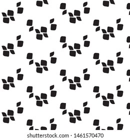 Simple black and white vector illustration. Abstract geometric background pattern