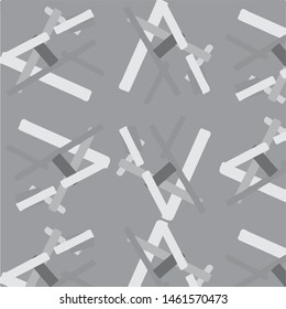 Simple black and white vector illustration. Abstract geometric background pattern
