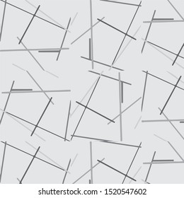 Simple black and white vector illustration. Abstract geometric background pattern