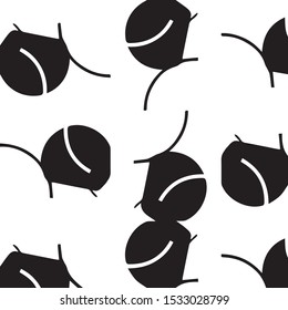 Simple black and white vector illustration. Abstract geometric background pattern