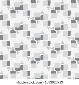 Simple black and white vector illustration. Abstract geometric background pattern