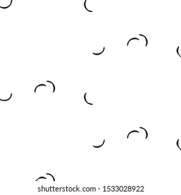 Simple black and white vector illustration. Abstract geometric background pattern