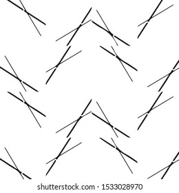 Simple black and white vector illustration. Abstract geometric background pattern