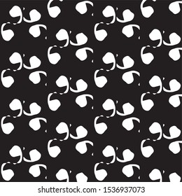 Simple black and white vector illustration. Abstract geometric background pattern