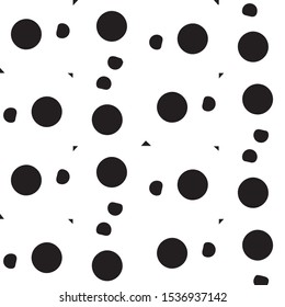 Simple black and white vector illustration. Abstract geometric background pattern